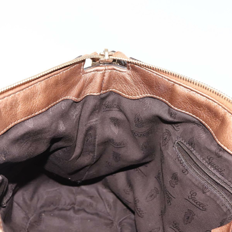 【日本直送】GUCCI GG帆布Guccissima包 皮革 2way 金色金屬棕色 247902 正品 121383-22