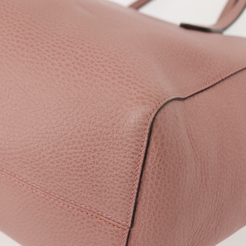 【日本直送】GUCCI 粉紅金色皮革搖擺手提包 354408 正品 am9500-15