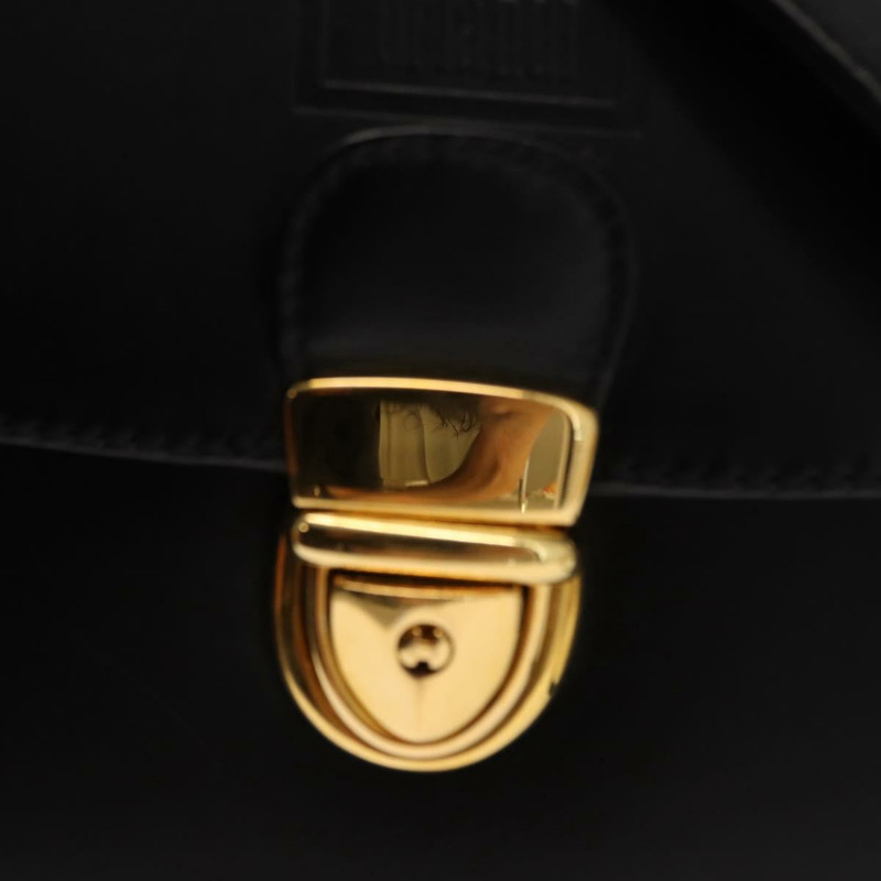 【日本直送】華倫天奴 (VALENTINO) 皮革手提包 2way 黑色金色 Auth am9460-19