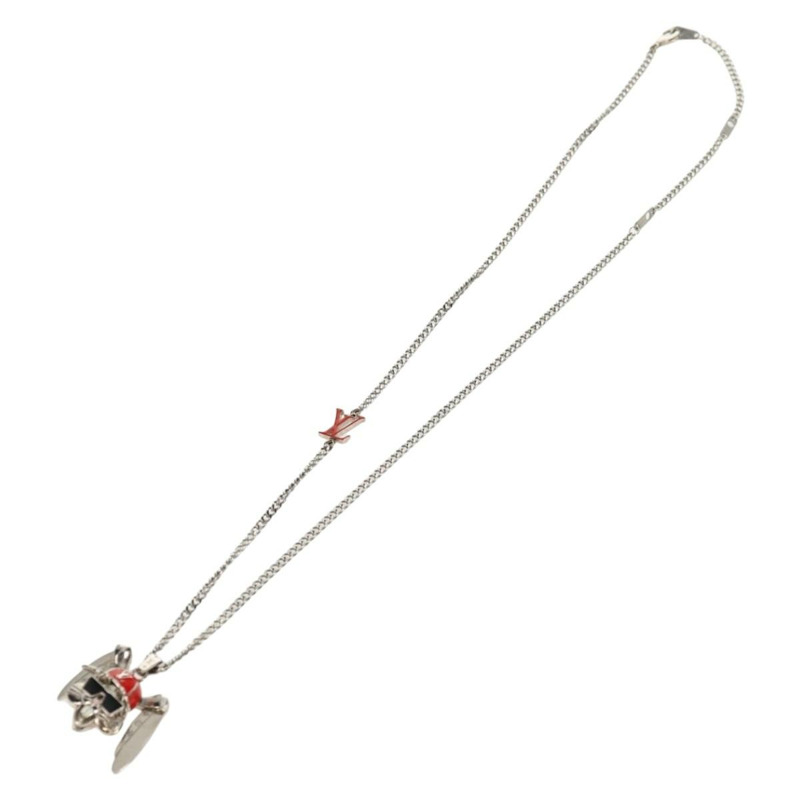 【日本直送】路易威登 (LOUIS VUITTON) 項鍊 LV Collier 兔子項鍊 金屬銀色 LV 正品 128541M-1