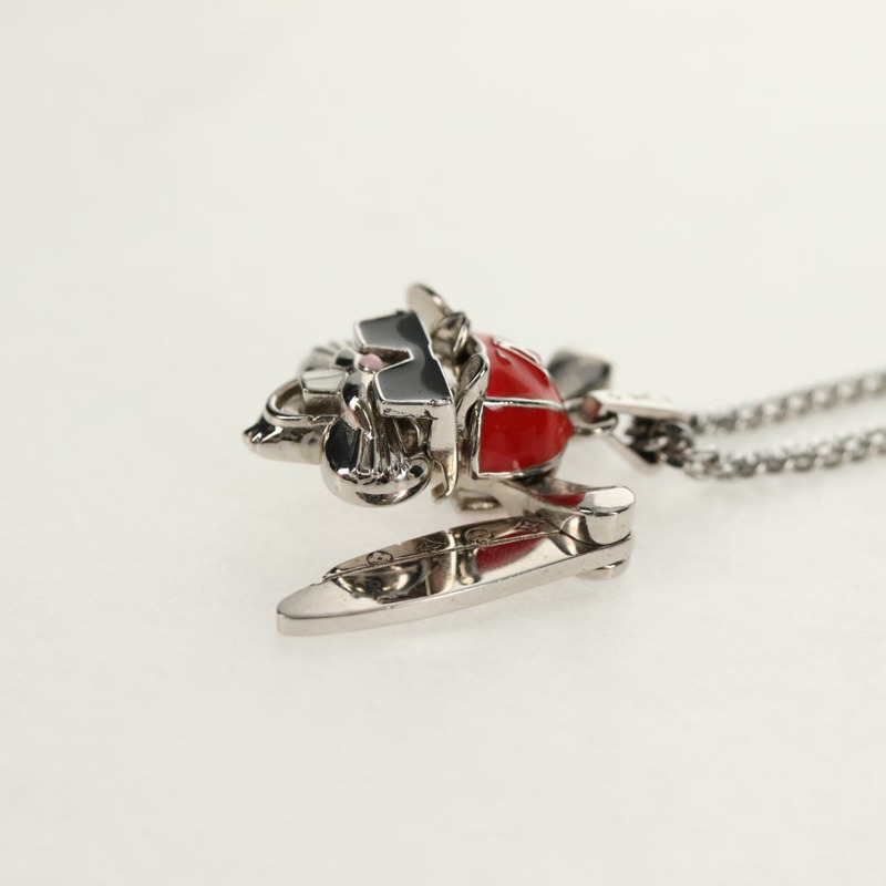 【日本直送】路易威登 (LOUIS VUITTON) 項鍊 LV Collier 兔子項鍊 金屬銀色 LV 正品 128541M-3