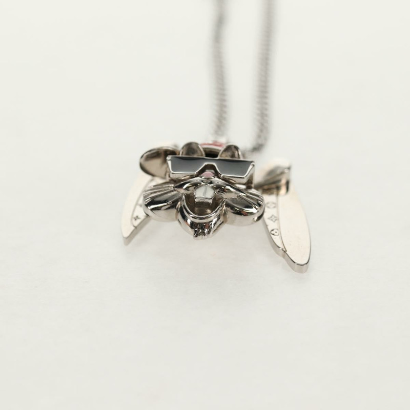 【日本直送】路易威登 (LOUIS VUITTON) 項鍊 LV Collier 兔子項鍊 金屬銀色 LV 正品 128541M-5