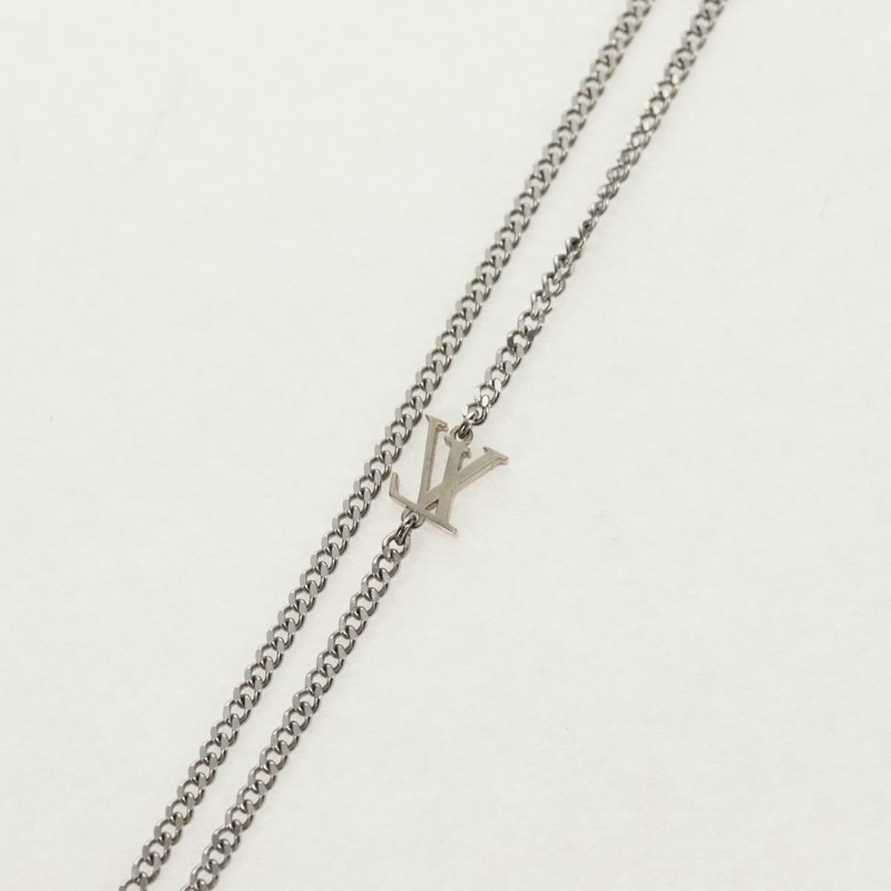 【日本直送】路易威登 (LOUIS VUITTON) 項鍊 LV Collier 兔子項鍊 金屬銀色 LV 正品 128541M-13