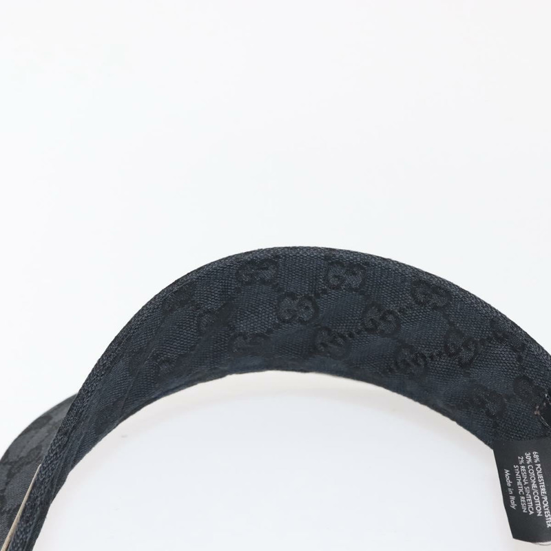 【日本直送】GUCCI GG帆布雪莉系列遮陽帽 S碼 黑色 紅色 正品 121306-13