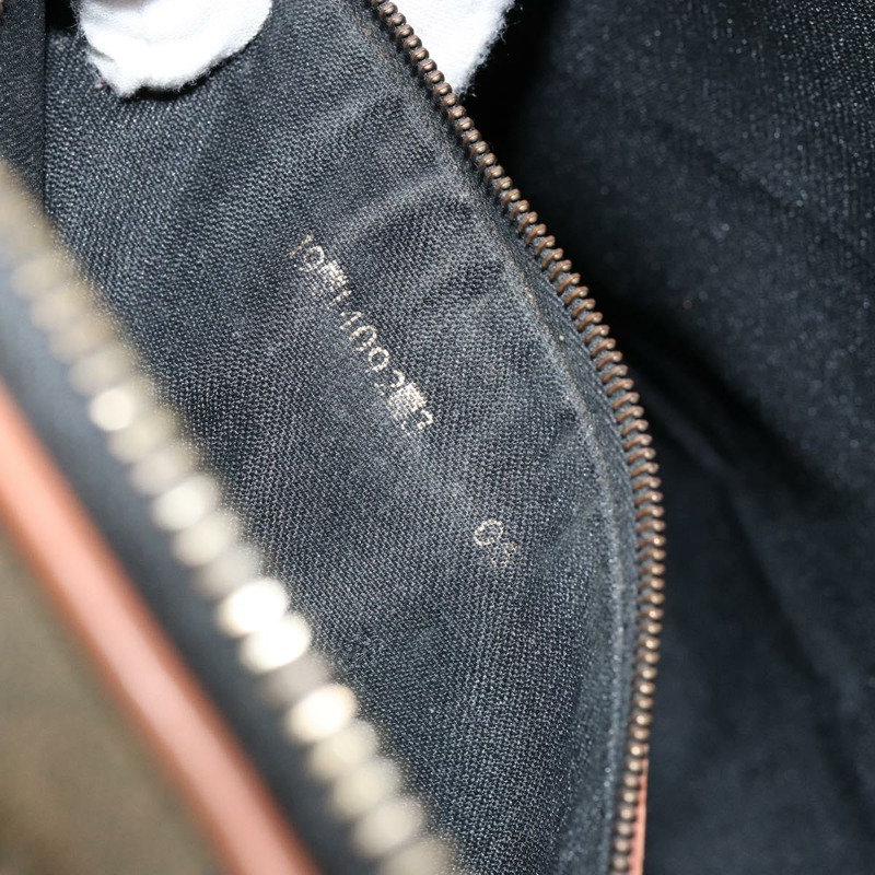 【日本直送】FENDI 胡桃色帆布手提包 PVC 兩用 黑色 棕色 正品 146951-11