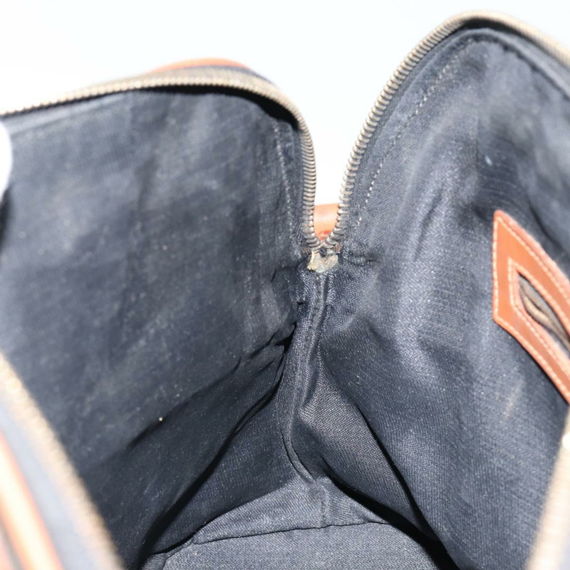 【日本直送】FENDI 胡桃色帆布手提包 PVC 兩用 黑色 棕色 正品 146951-21