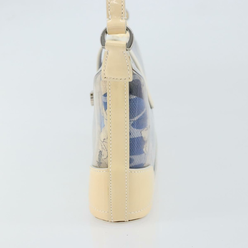 【日本直送】Salvatore Ferragamo 琺瑯奶油藍單肩包 Auth 121303-2