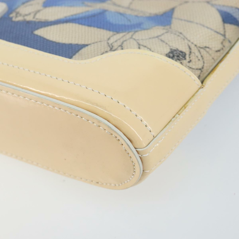 【日本直送】Salvatore Ferragamo 琺瑯奶油藍單肩包 Auth 121303-8