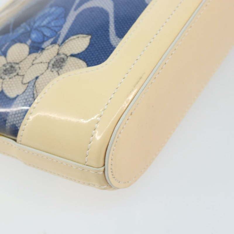 【日本直送】Salvatore Ferragamo 琺瑯奶油藍單肩包 Auth 121303-15