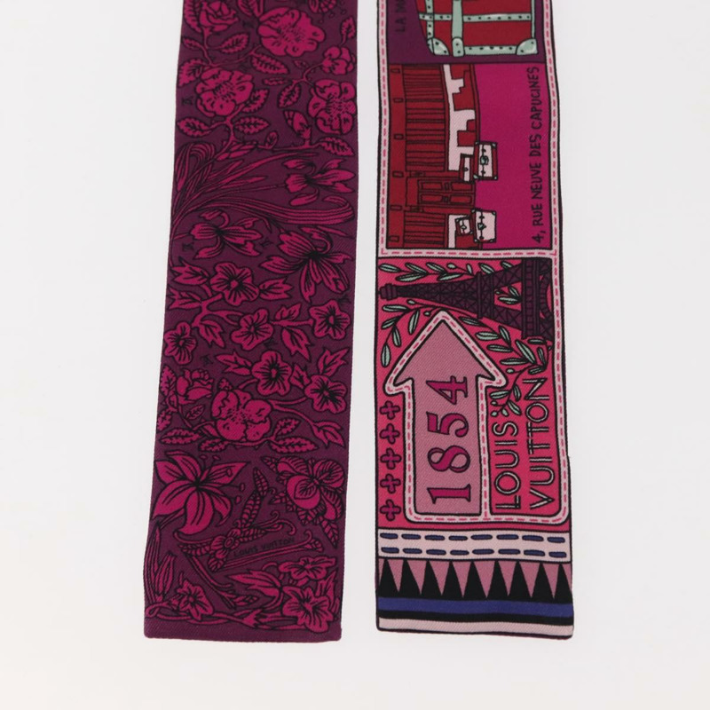 【日本直送】路易威登 Bandeau BB Ju De Louis 圍巾絲質紫色 M70855 LV 正品 am9450-2
