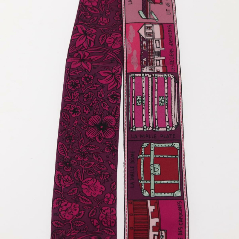 【日本直送】路易威登 Bandeau BB Ju De Louis 圍巾絲質紫色 M70855 LV 正品 am9450-3