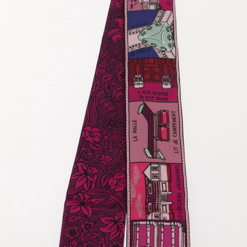 【日本直送】路易威登 Bandeau BB Ju De Louis 圍巾絲質紫色 M70855 LV 正品 am9450-4