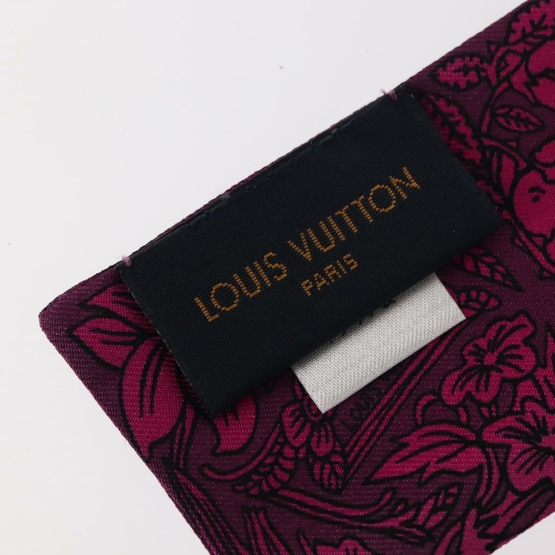 【日本直送】路易威登 Bandeau BB Ju De Louis 圍巾絲質紫色 M70855 LV 正品 am9450-11