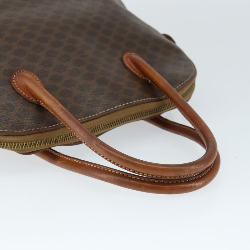 【日本直送】CELINE Macadam帆布手提包 PVC皮革 棕色 金色 正品 146916-6