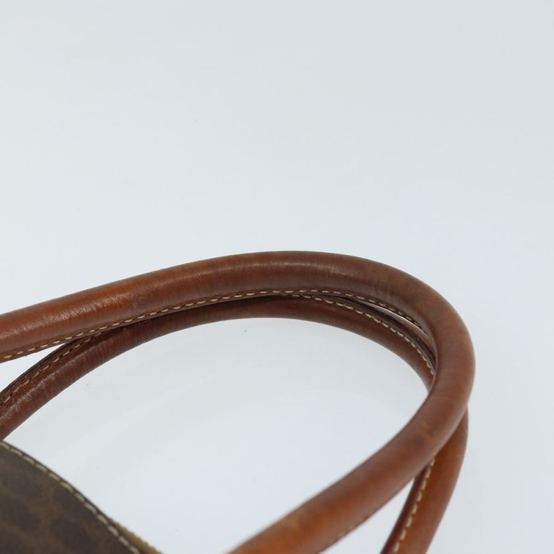 【日本直送】CELINE Macadam帆布手提包 PVC皮革 棕色 金色 正品 146916-7