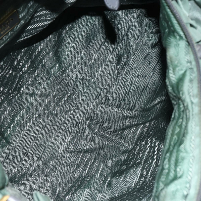 【日本直送】PRADA 尼龍綠金色手提包 正品 146925-9