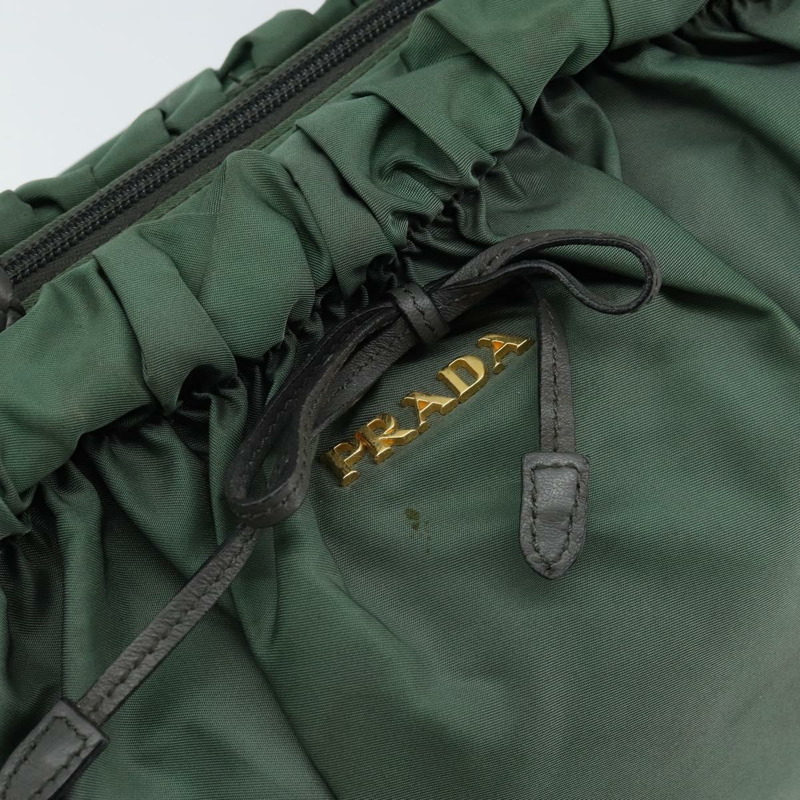 【日本直送】PRADA 尼龍綠金色手提包 正品 146925-16
