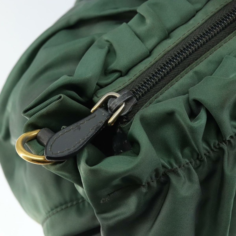 【日本直送】PRADA 尼龍綠金色手提包 正品 146925-17