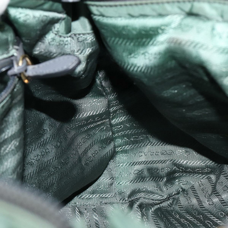 【日本直送】PRADA 尼龍綠金色手提包 正品 146925-19
