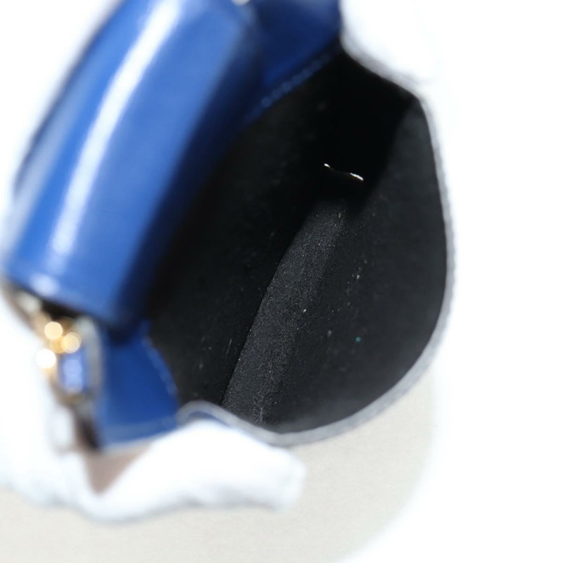 【日本直送】Salvatore Ferragamo Vara 鏈條肩帶手機殼 Vala 藍色 Auth am9515V-17