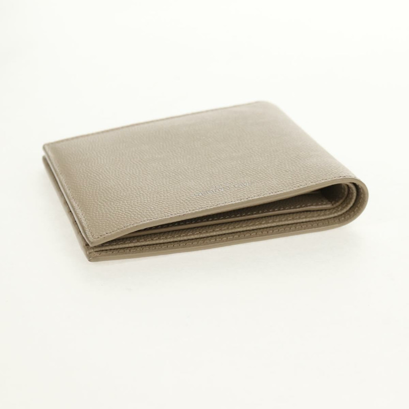 【日本直送】SAINT LAURENT 米色真皮錢包 正品 am9533M-5