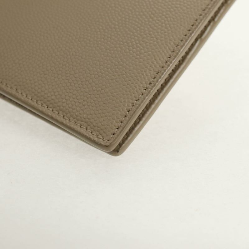 【日本直送】SAINT LAURENT 米色真皮錢包 正品 am9533M-8