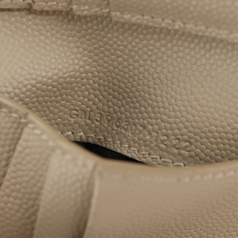 【日本直送】SAINT LAURENT 米色真皮錢包 正品 am9533M-19