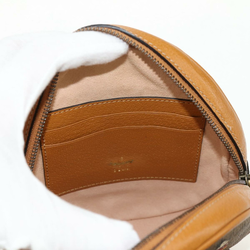 【日本直送】GUCCI Micro GG Supreme Disney迷你雙肩包 PVC 米色 金色 603730 Auth am9564M-17