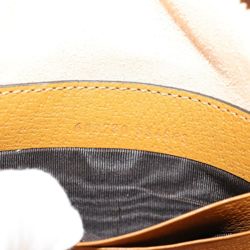 【日本直送】GUCCI Micro GG Supreme Disney迷你雙肩包 PVC 米色 金色 603730 Auth am9564M-19