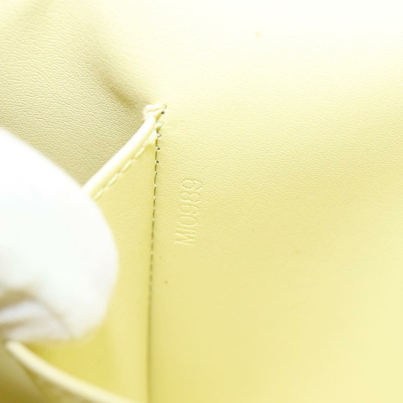 【日本直送】路易威登 Monogram Vernis Thompson Street 手袋 亮黃色 M91071 正品 BA7213-11