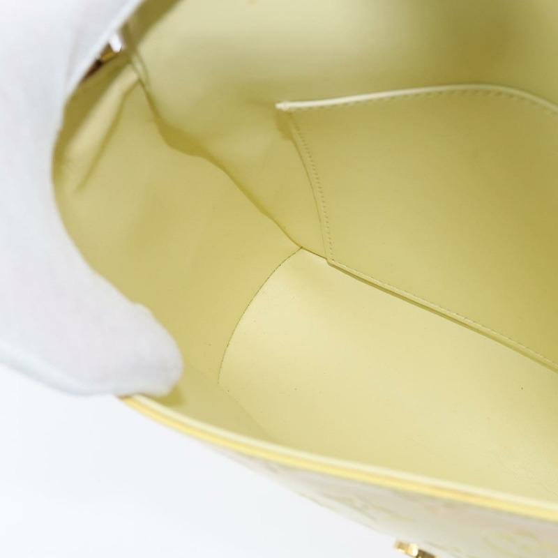 【日本直送】路易威登 Monogram Vernis Thompson Street 手袋 亮黃色 M91071 正品 BA7213-18