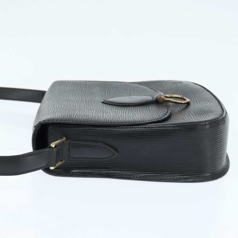 【日本直送】路易威登 Epi Saint Cloud GM 肩背包 黑色 M52192 LV Auth BA7219-2