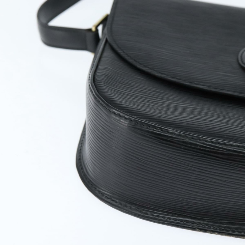 【日本直送】路易威登 Epi Saint Cloud GM 肩背包 黑色 M52192 LV Auth BA7219-13