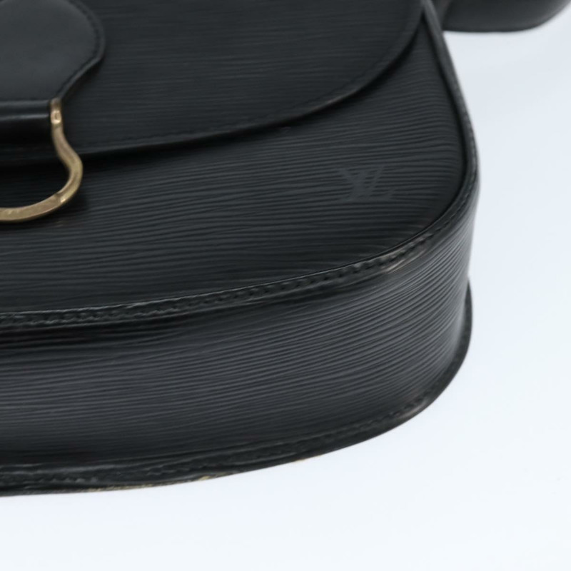 【日本直送】路易威登 Epi Saint Cloud GM 肩背包 黑色 M52192 LV Auth BA7219-14