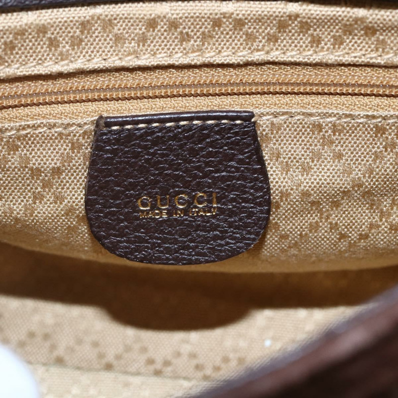 【日本直送】GUCCI 竹節手提包 麂皮 兩用 棕金色 007 1793 0238 正品 BA7262-17
