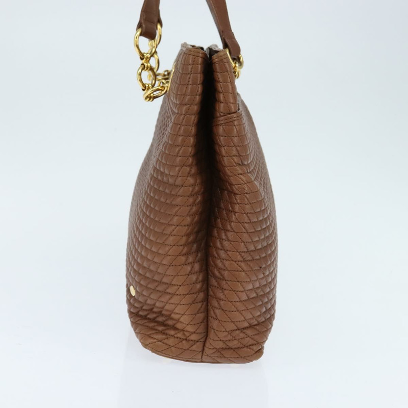 【日本直送】BALLY 手提包 皮革 棕色 金色 正品 BA7304-3