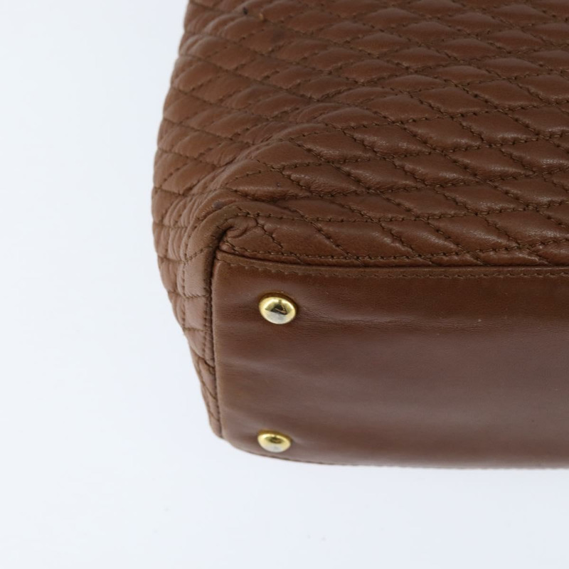 【日本直送】BALLY 手提包 皮革 棕色 金色 正品 BA7304-14