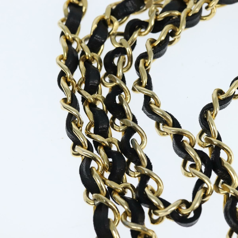 【日本直送】BALLY 鏈條單肩包 皮革 黑色 金色 正品 BA7302-7