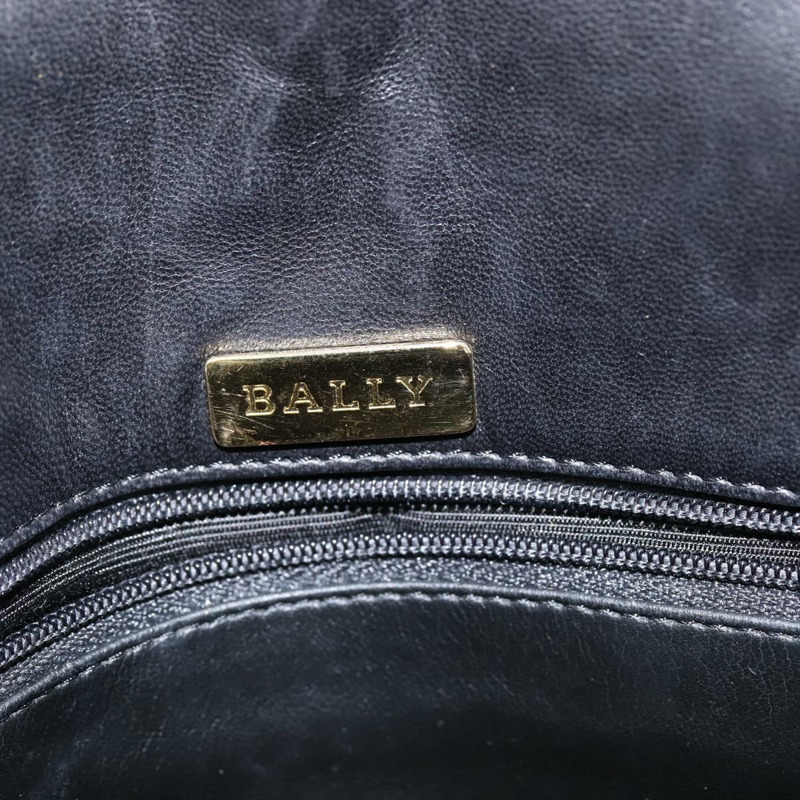 【日本直送】BALLY 鏈條單肩包 皮革 黑色 金色 正品 BA7303-17