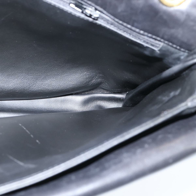 【日本直送】BALLY 鏈條單肩包 皮革 黑色 金色 正品 BA7303-18