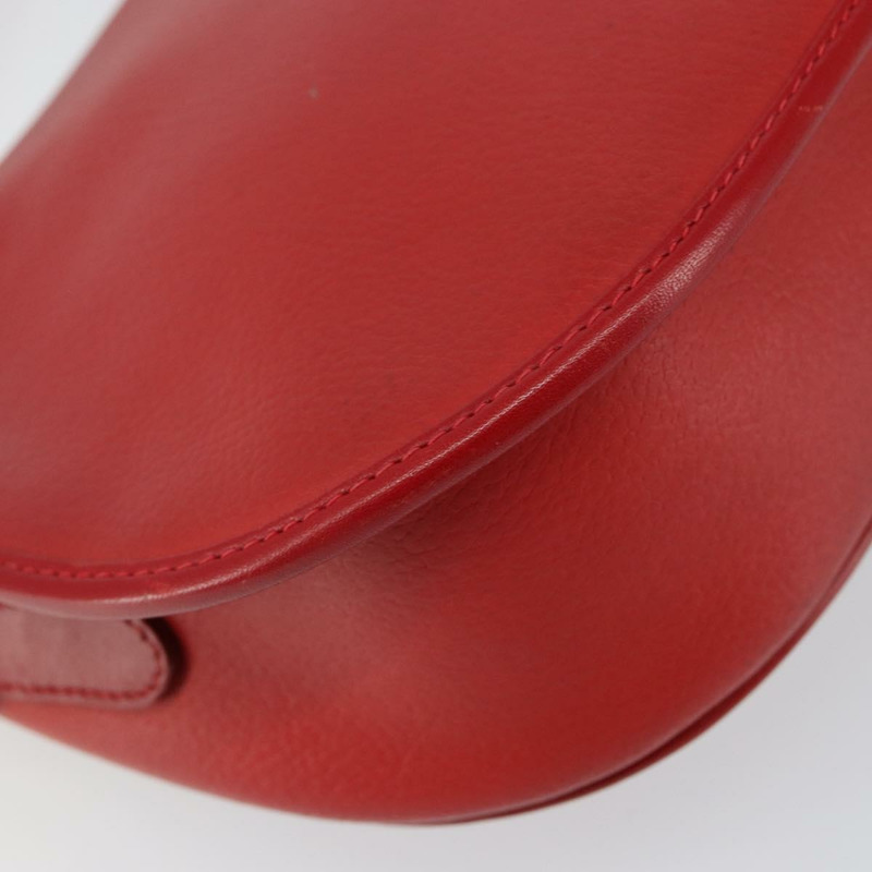 【日本直送】GUCCI 紅色金色皮革單肩包 007 58 0074 正品 BA7260-8