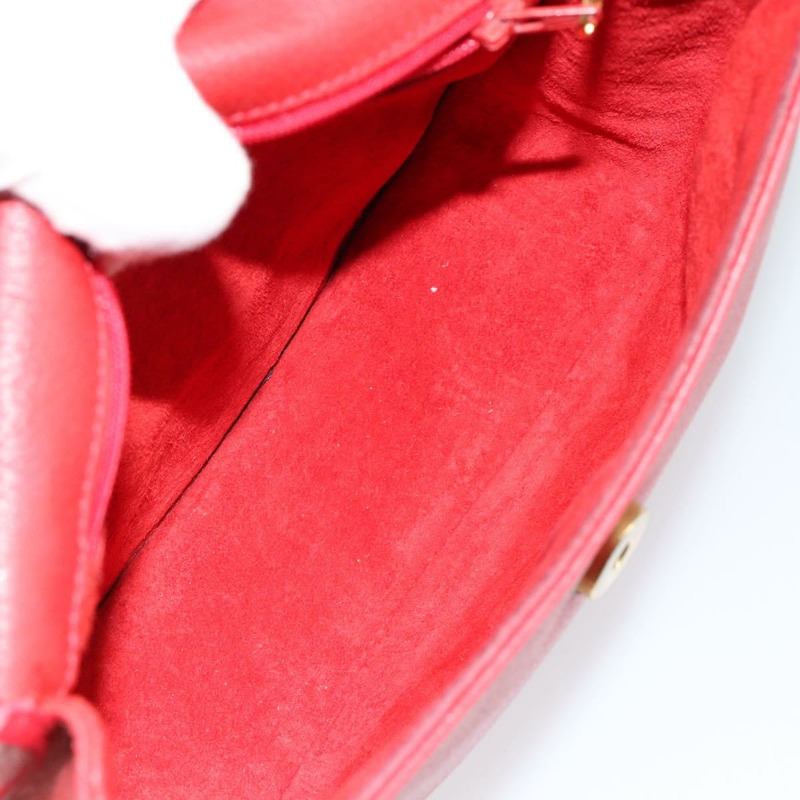 【日本直送】GUCCI 紅色金色皮革單肩包 007 58 0074 正品 BA7260-10