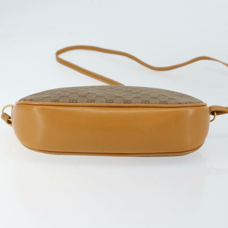 【日本直送】GUCCI Micro GG Supreme 手提包 PVC 皮革 棕色 金色 007 084 0094 正品 BA7247-4