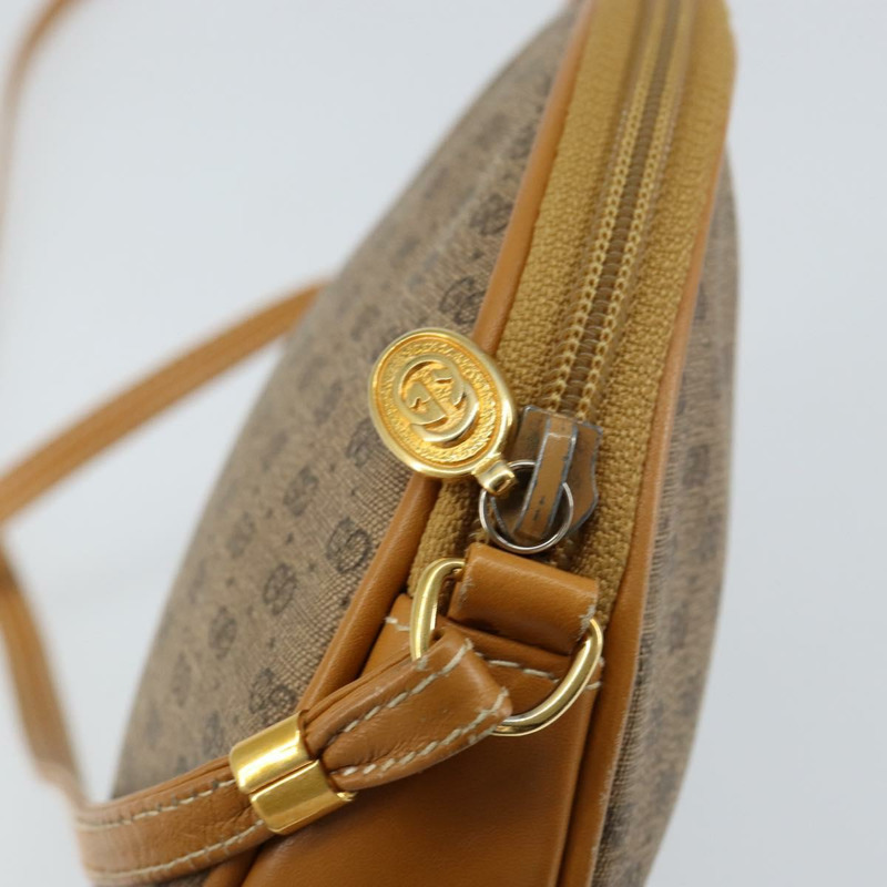 【日本直送】GUCCI Micro GG Supreme 手提包 PVC 皮革 棕色 金色 007 084 0094 正品 BA7247-9