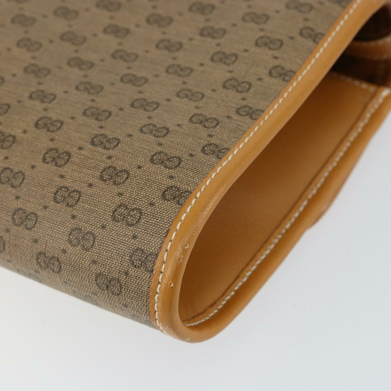 【日本直送】GUCCI Micro GG Supreme 單肩包 PVC 米色 金色 004 89 0265 正品 BA7244-14