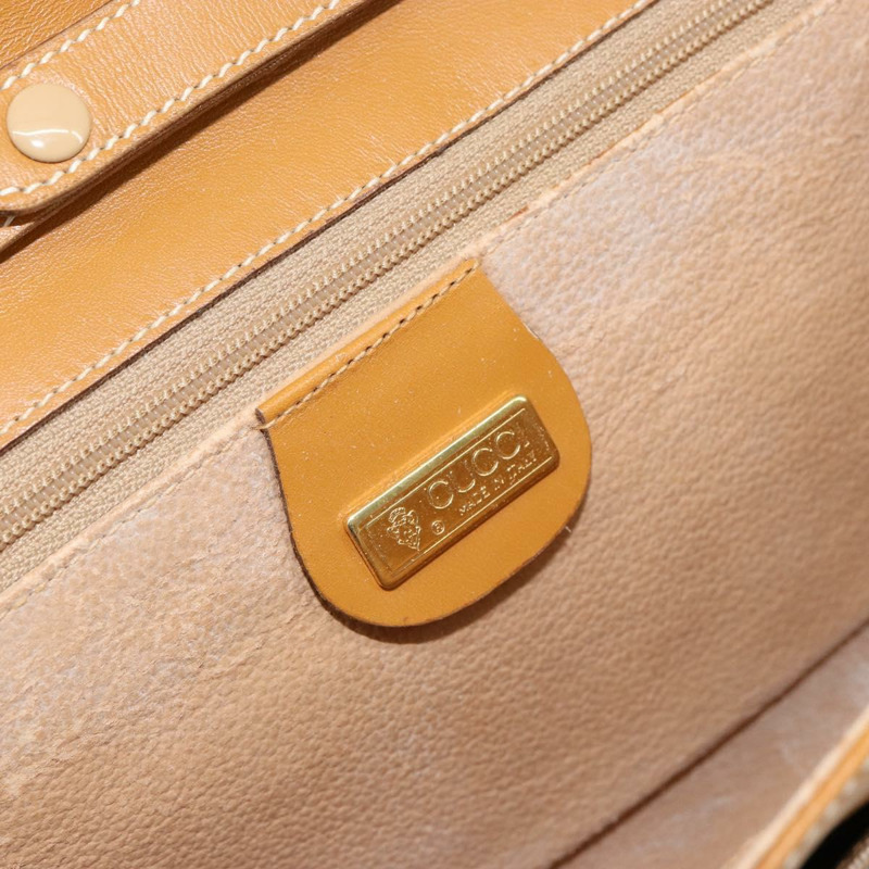 【日本直送】GUCCI Micro GG Supreme 單肩包 PVC 米色 金色 004 89 0265 正品 BA7244-17