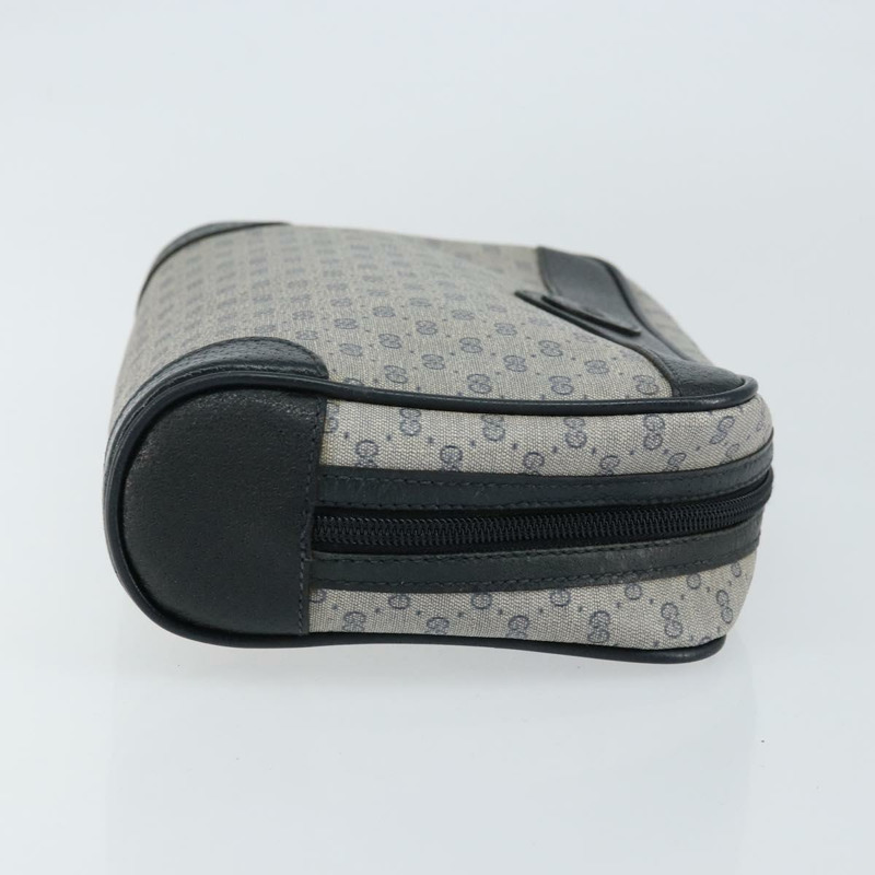 【日本直送】GUCCI Micro GG 帆布手拿包 PVC 皮革 海軍藍 金色 014 89 0094 正品 BA7239-2