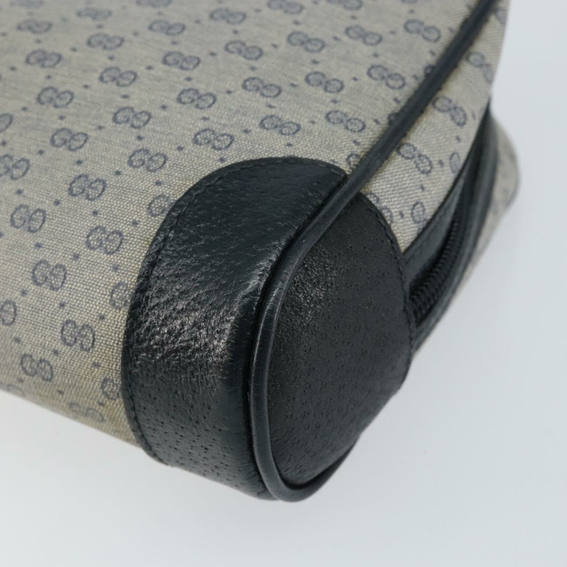 【日本直送】GUCCI Micro GG 帆布手拿包 PVC 皮革 海軍藍 金色 014 89 0094 正品 BA7239-6