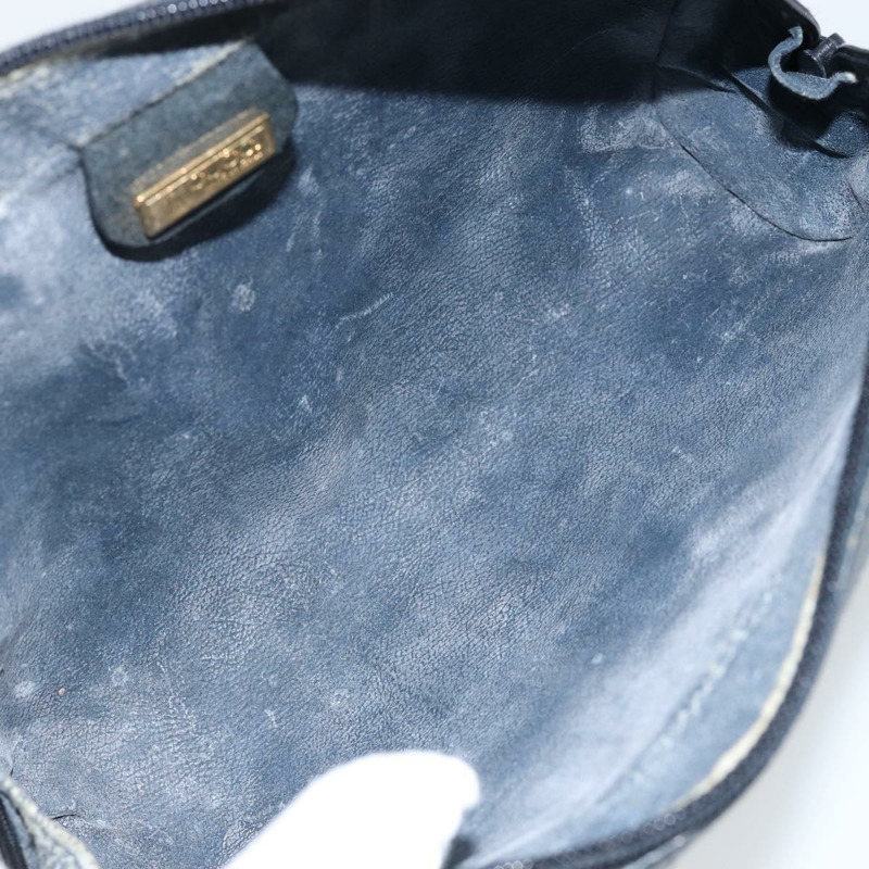 【日本直送】GUCCI Micro GG 帆布手拿包 PVC 皮革 海軍藍 金色 014 89 0094 正品 BA7239-9