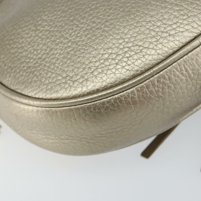 【日本直送】GUCCI 鏈條單肩包 皮革 金色 353965 正品 BA7267-15